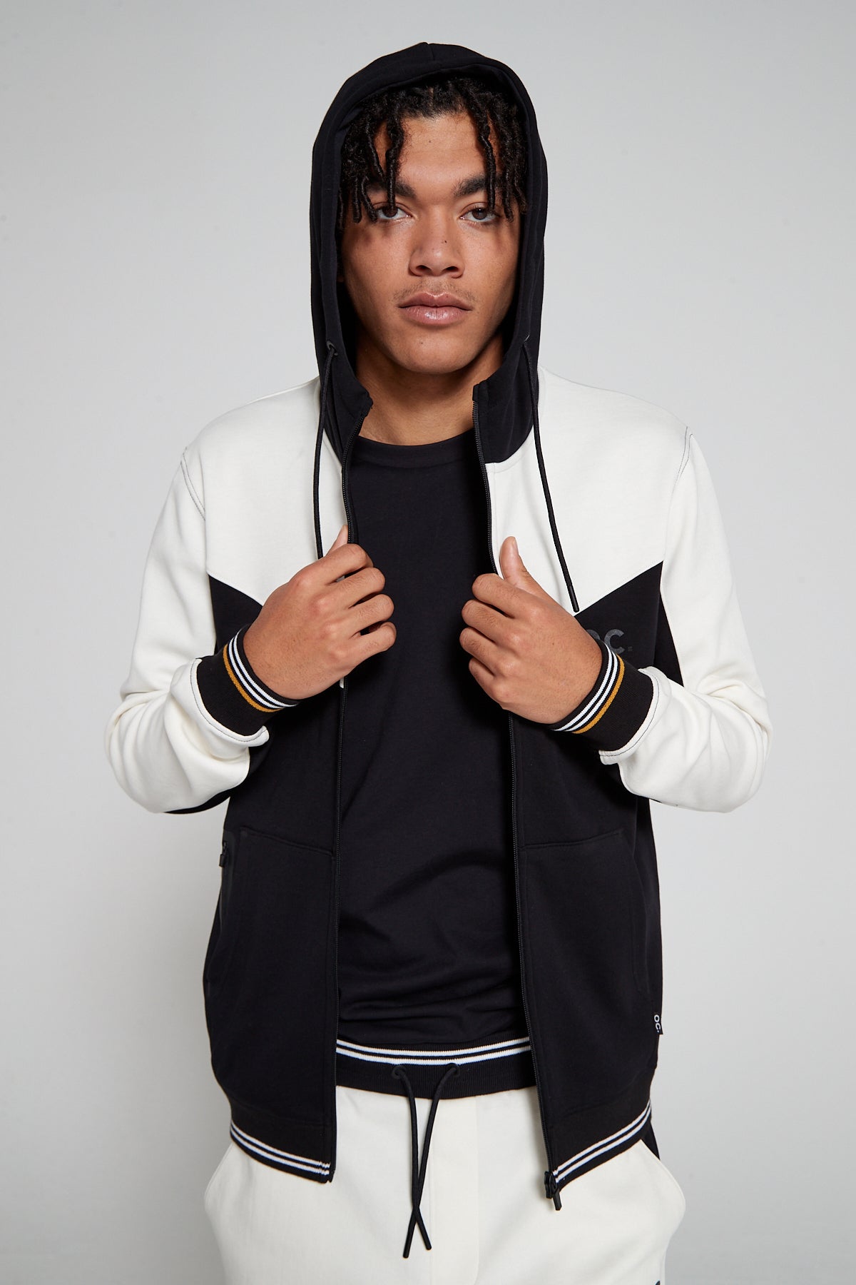 Track 2.0 Retro Zip Hoodie - Jet Black