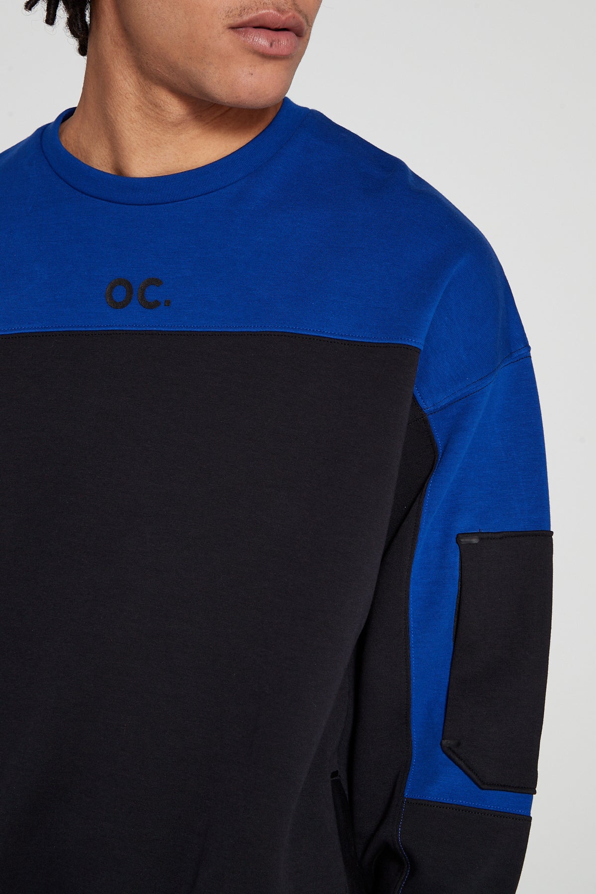 Track 2.0 Retro Zip Pocket Sweatshirt - Olympic Blue