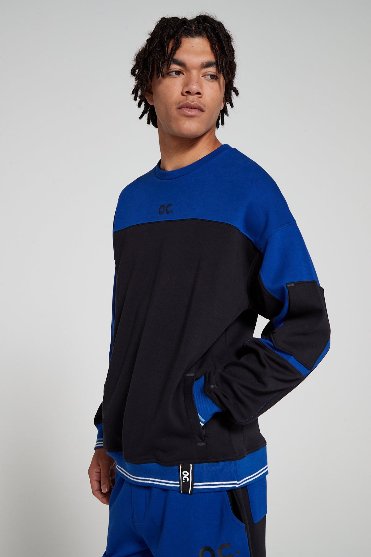 Track 2.0 Retro Zip Pocket Sweatshirt - Olympic Blue