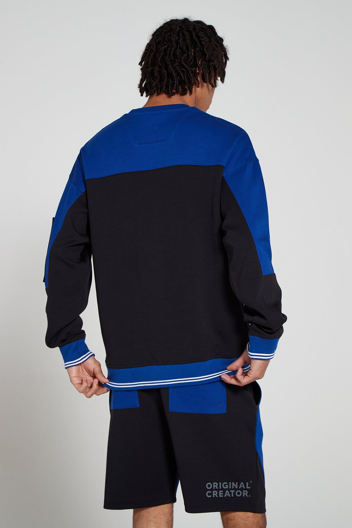 Track 2.0 Retro Zip Pocket Sweatshirt - Olympic Blue