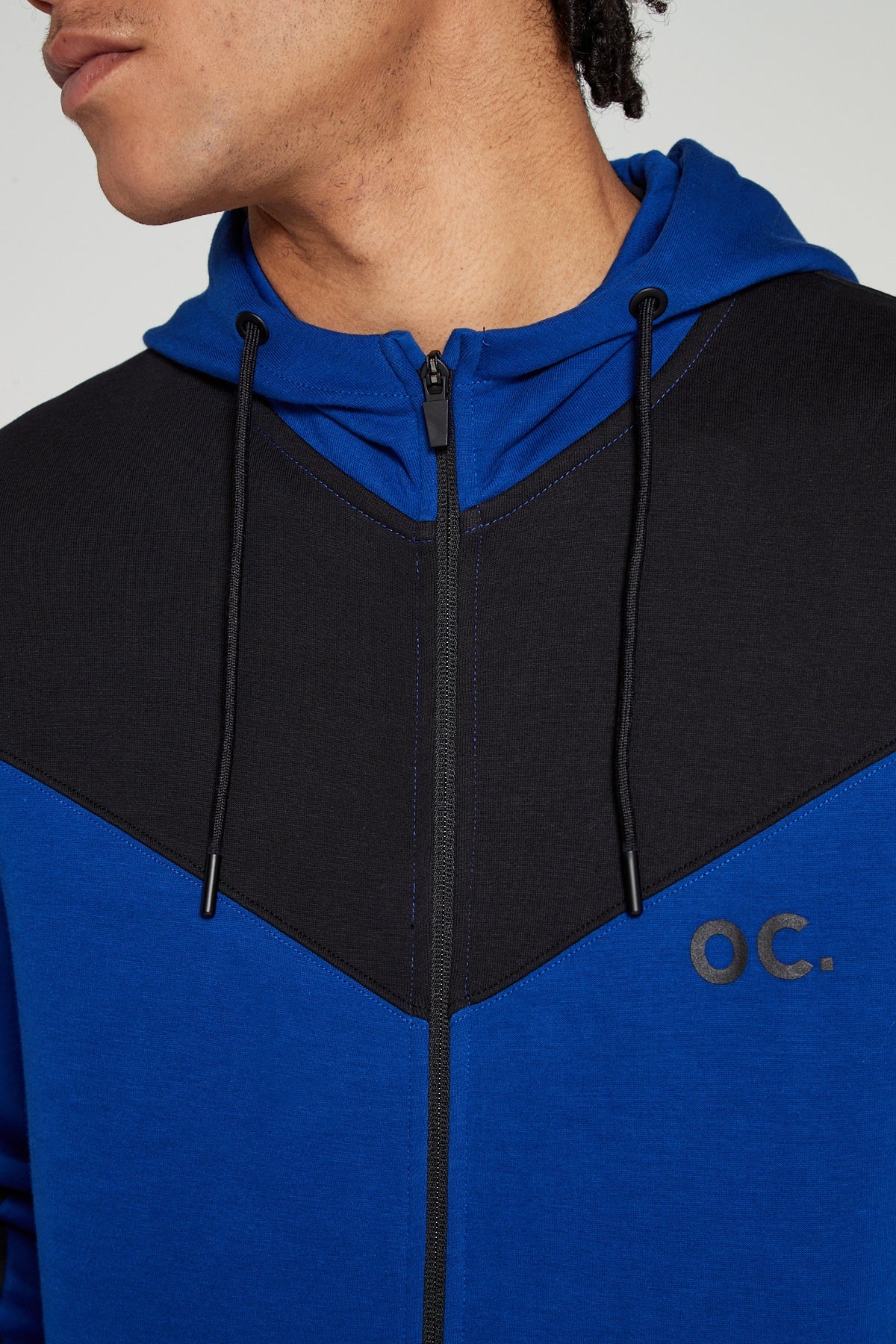 Track 2.0 Retro Zip Hoodie - Olympic Blue