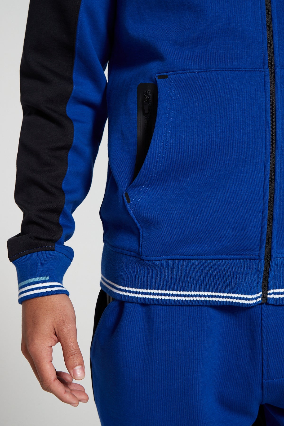Track 2.0 Retro Zip Hoodie - Olympic Blue