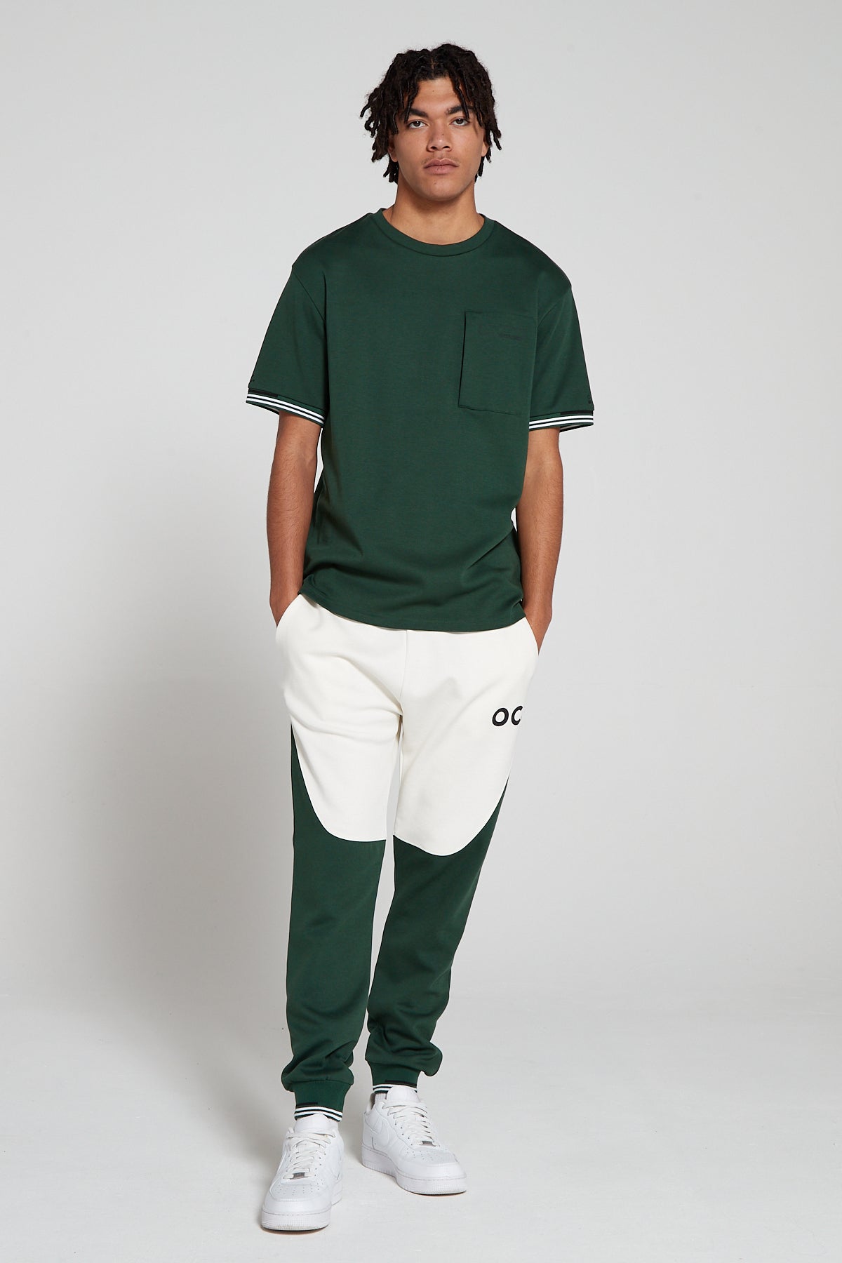 Track 2.0 Zip Pocket T-Shirt - Varsity Green