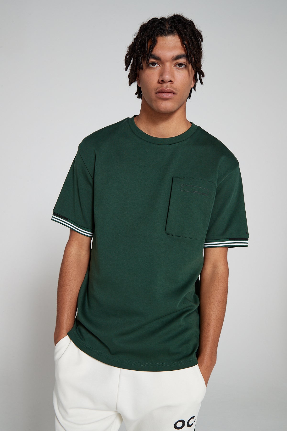 Track 2.0 Zip Pocket T-Shirt - Varsity Green