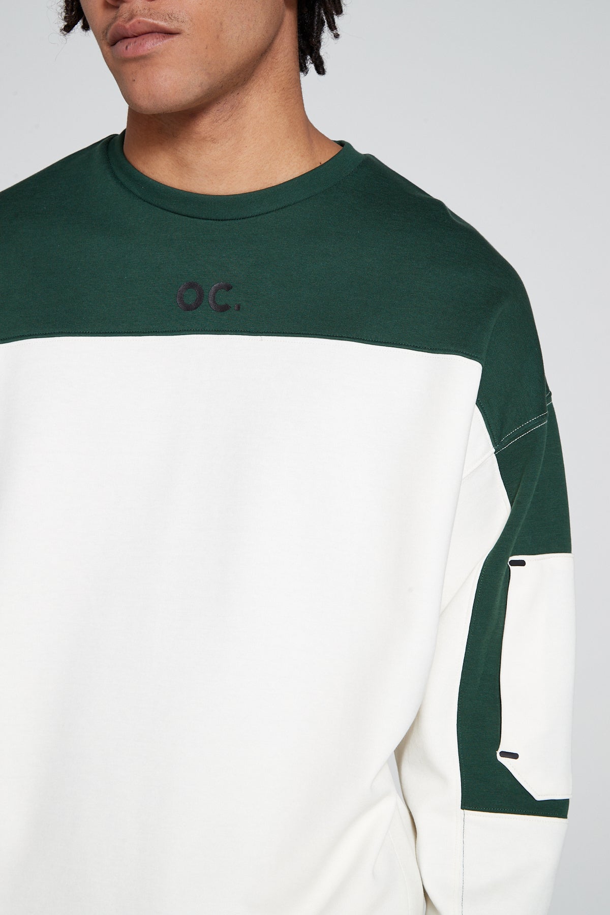 Track 2.0 Retro Zip Pocket Sweatshirt - Varsity Green