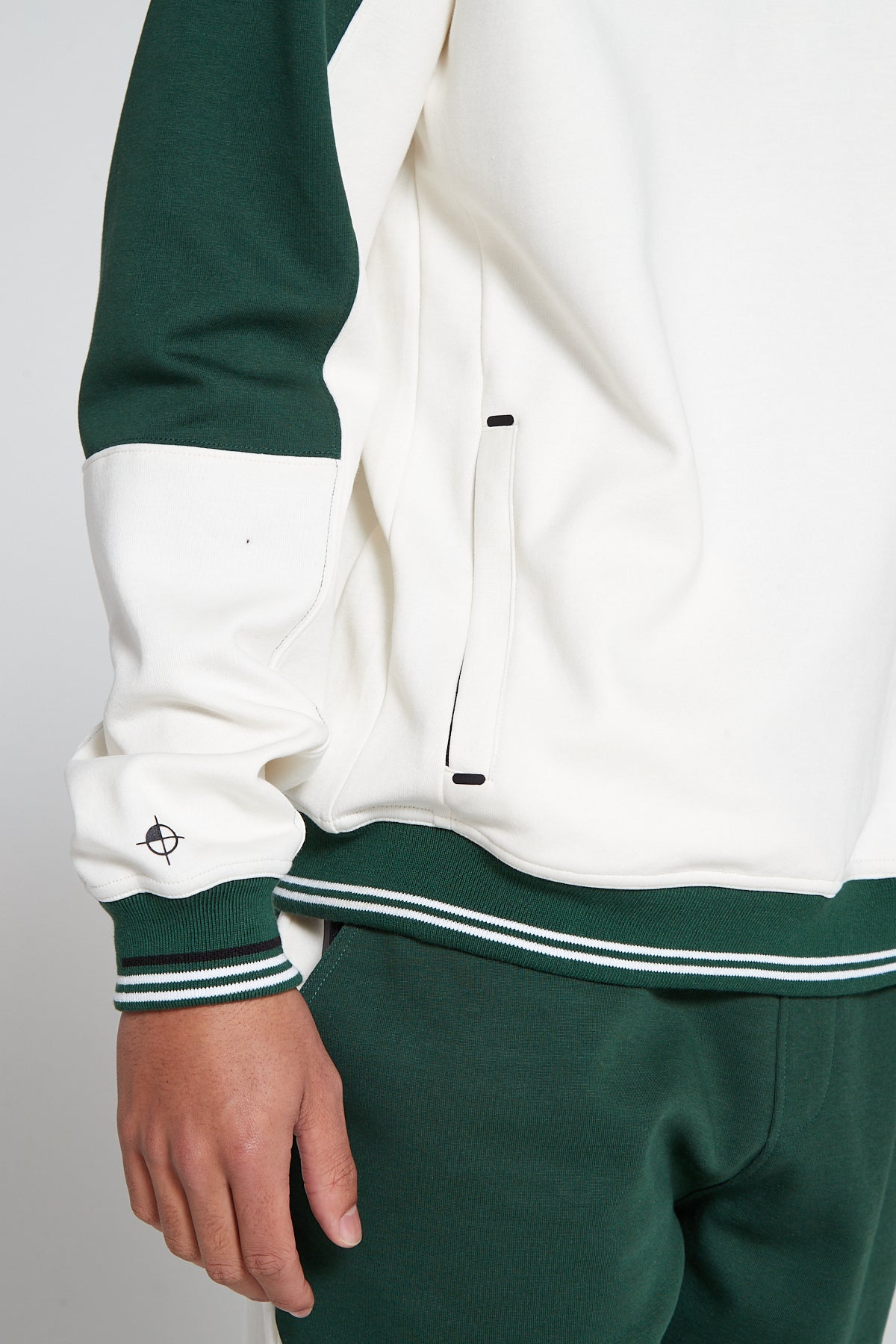 Track 2.0 Retro Zip Pocket Sweatshirt - Varsity Green