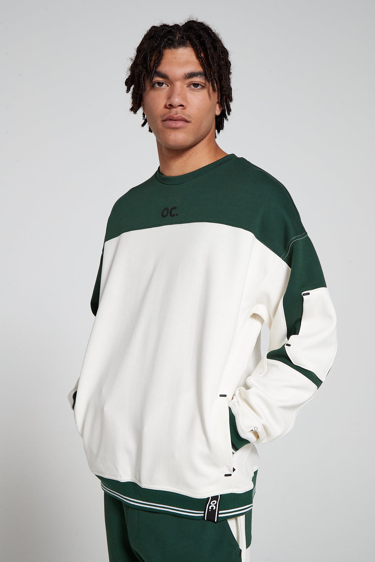 Track 2.0 Retro Zip Pocket Sweatshirt - Varsity Green
