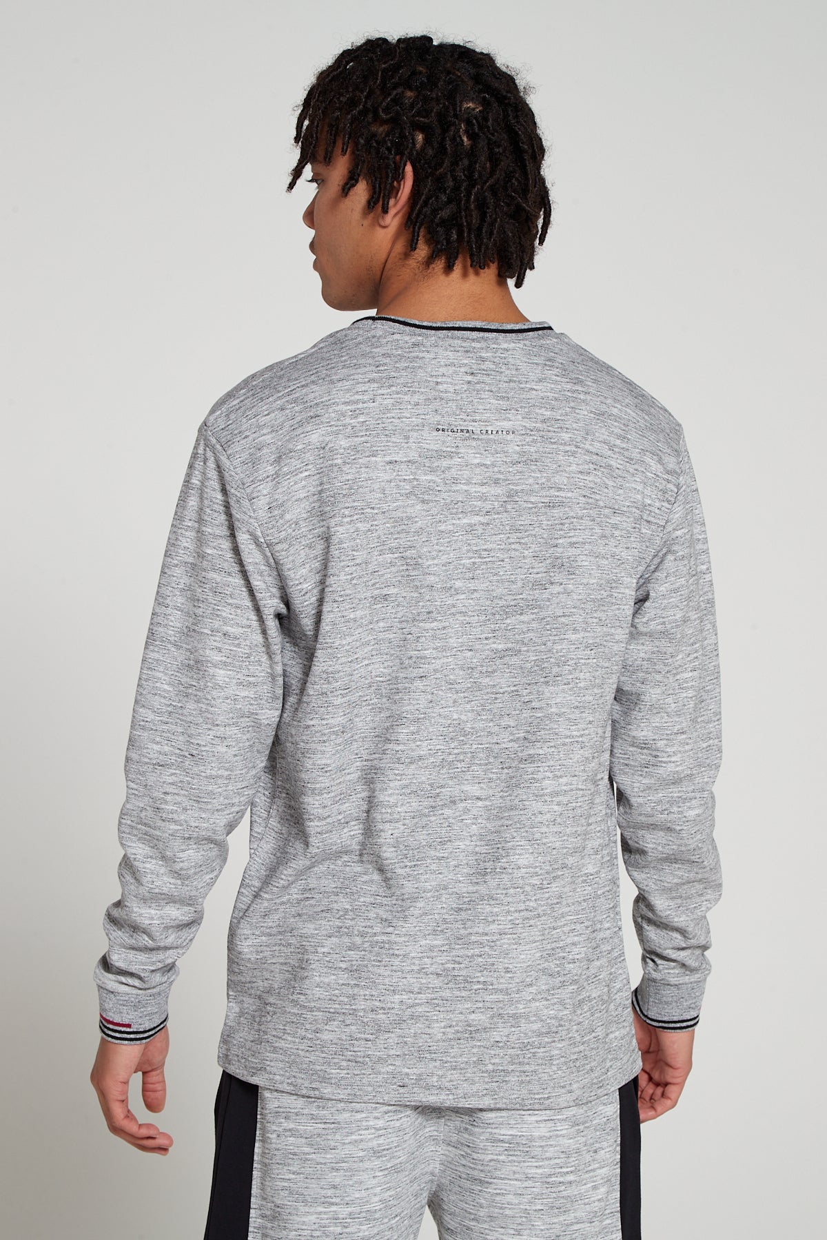 Track 2.0 Zip Pocket Long Sleeve T-Shirt - Granite Grey
