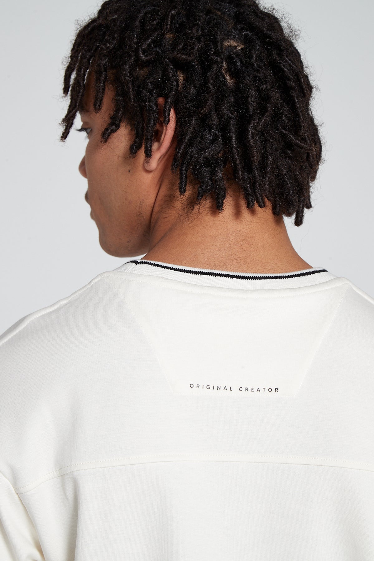 Track 2.0 Zip Pocket Long Sleeve T-Shirt - Off White