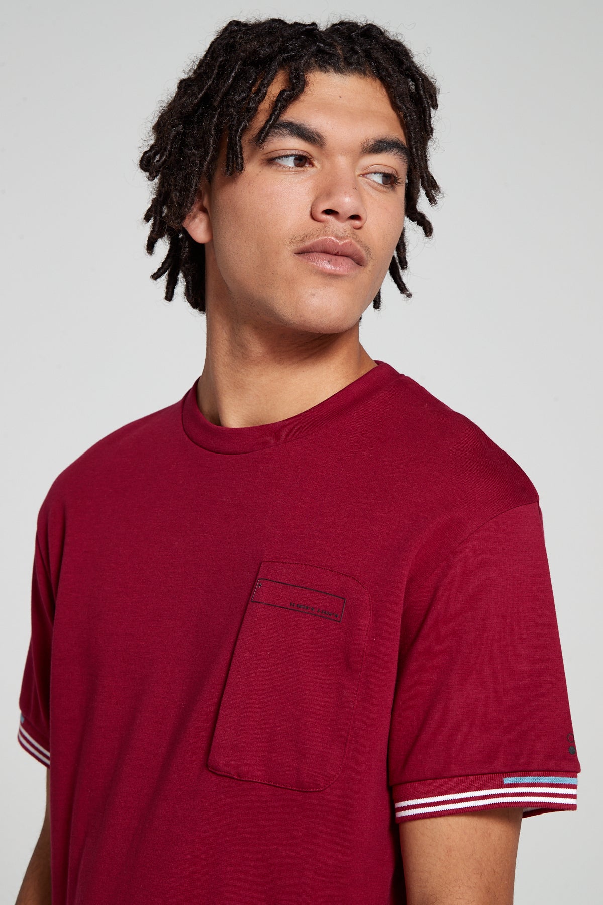 Track 2.0 Zip Pocket T-Shirt - Cranberry Red