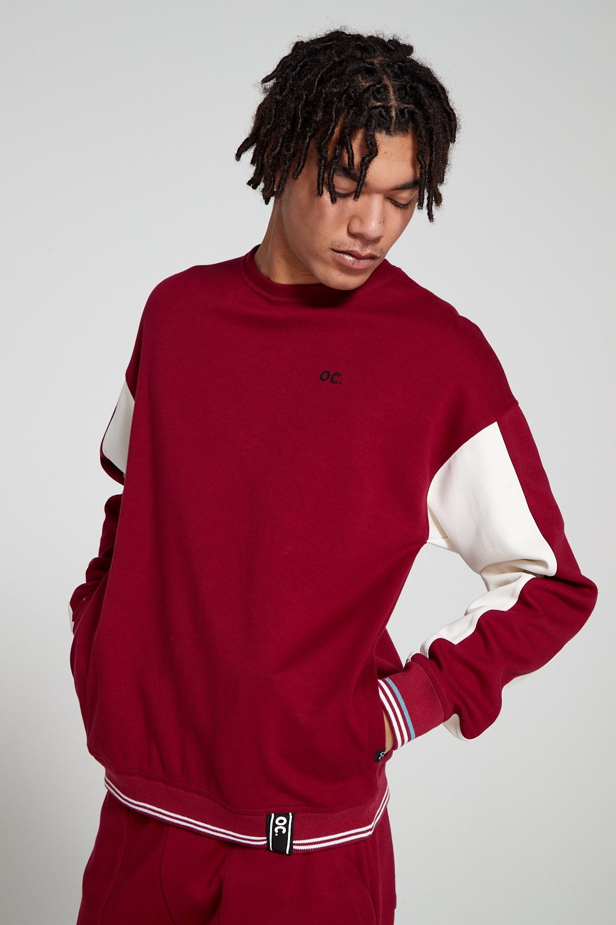 Track 2.0 Retro Sweatshirt - Cranberry Red