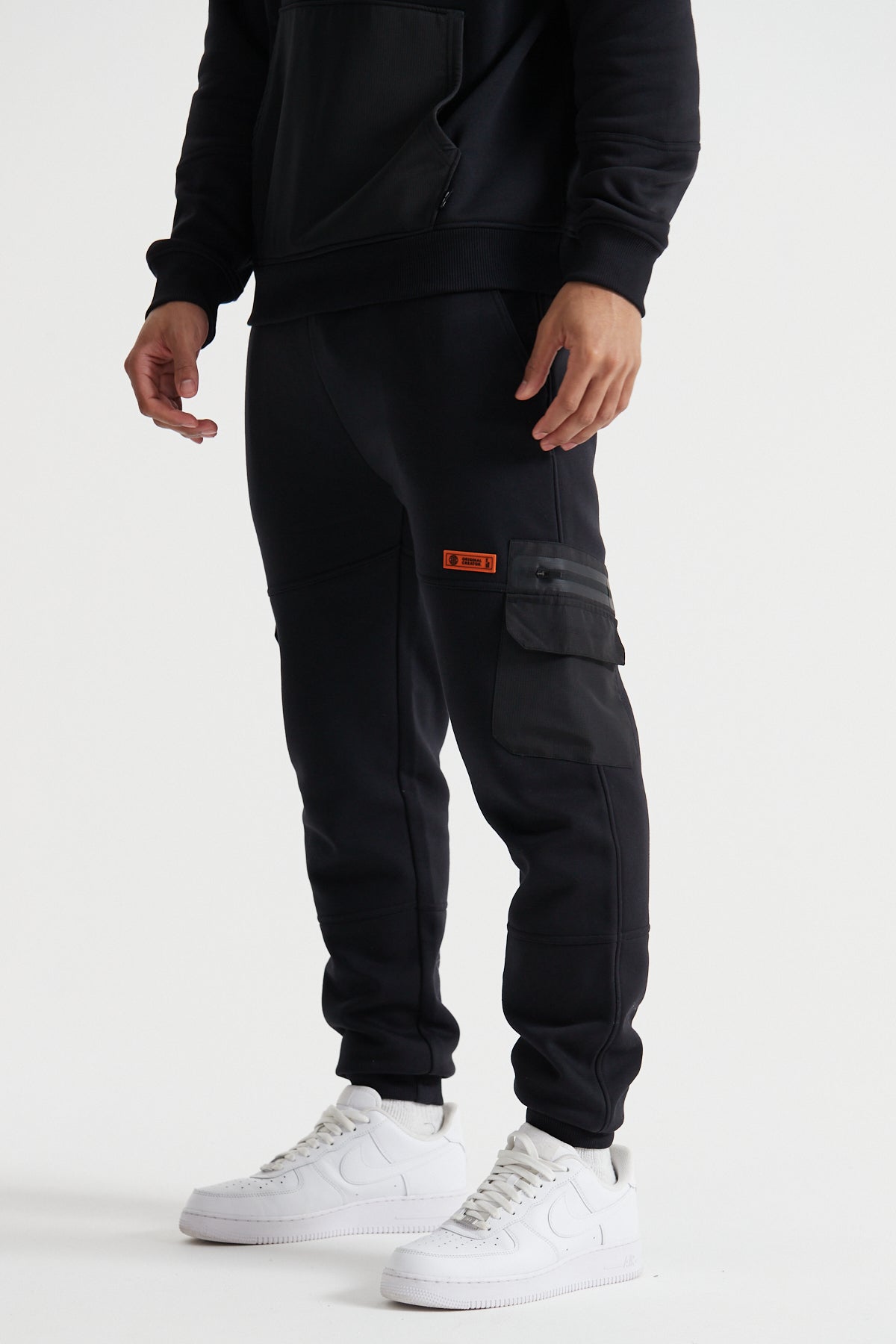 Cargo Joggers - Jet Black