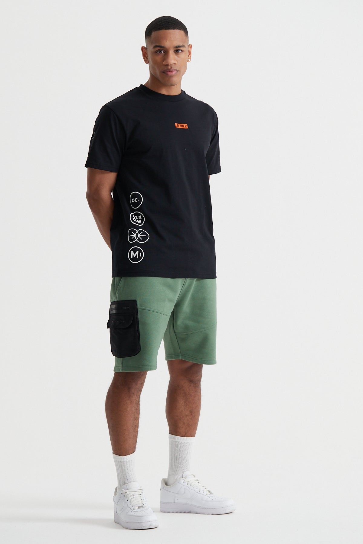 Co-Ords T-shirt - Jet Black