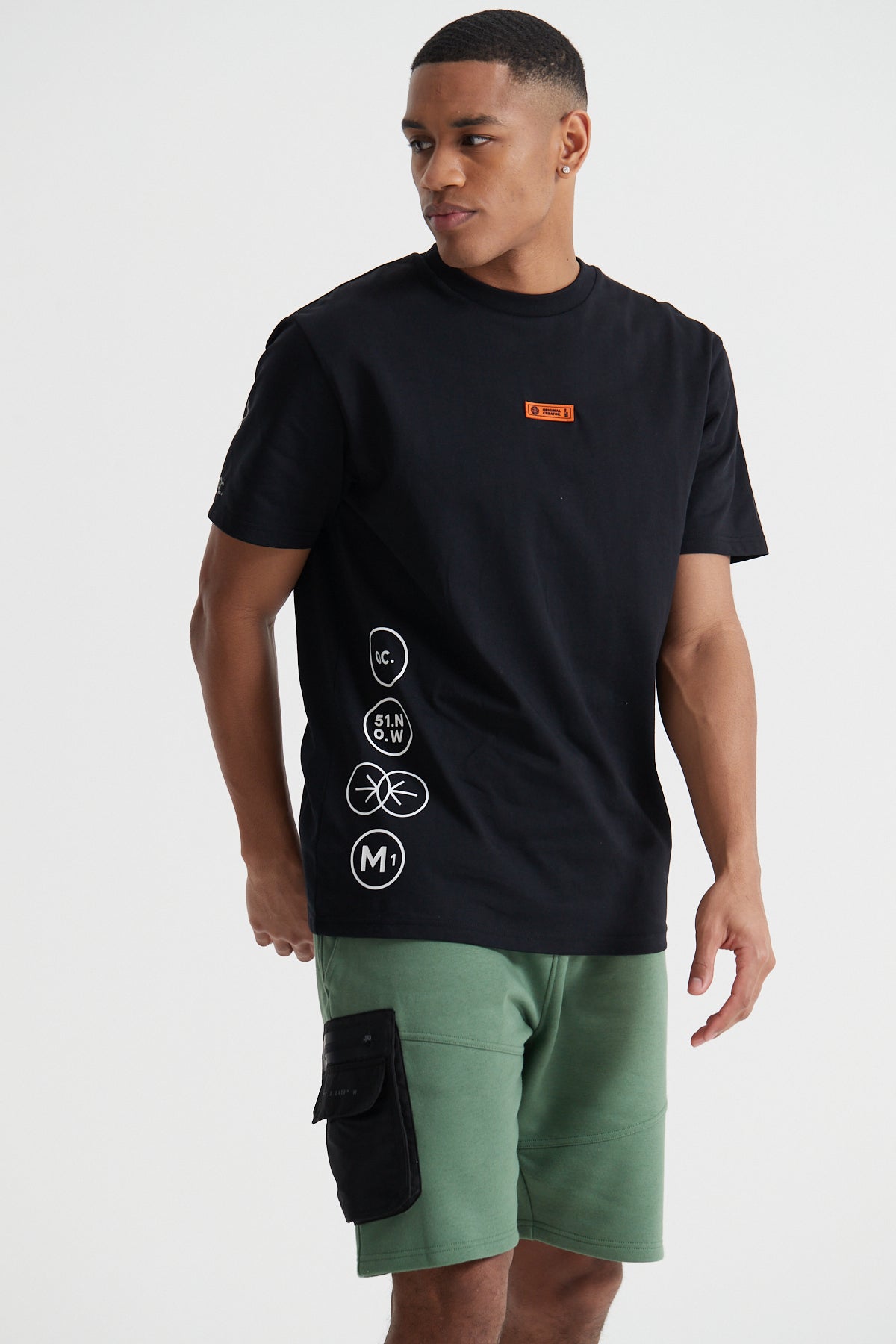 Co-Ords T-shirt - Jet Black