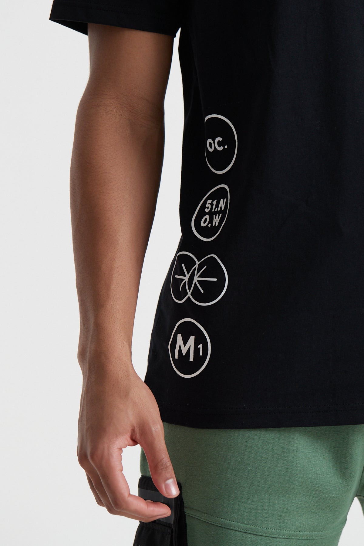 Co-Ords T-shirt - Jet Black