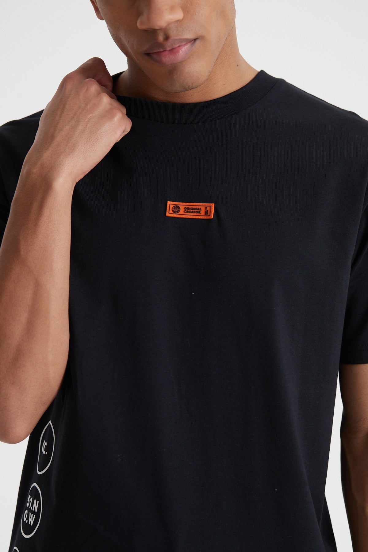 Co-Ords T-shirt - Jet Black