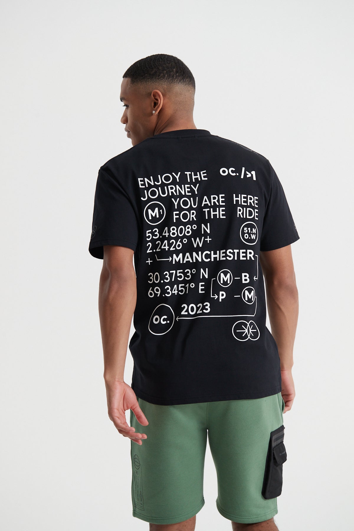 Co-Ords T-shirt - Jet Black