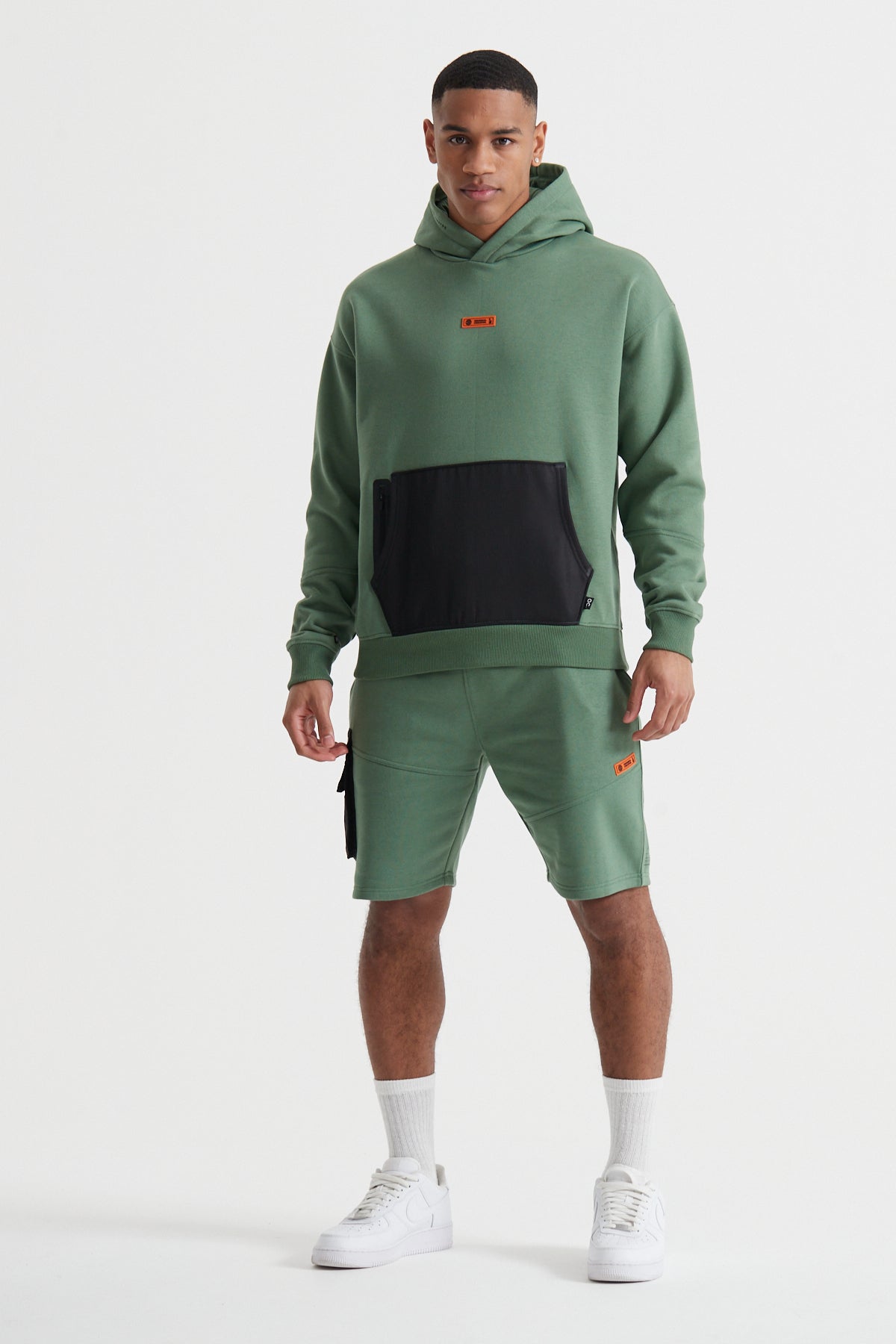 Cargo Hoodie - Jungle Green