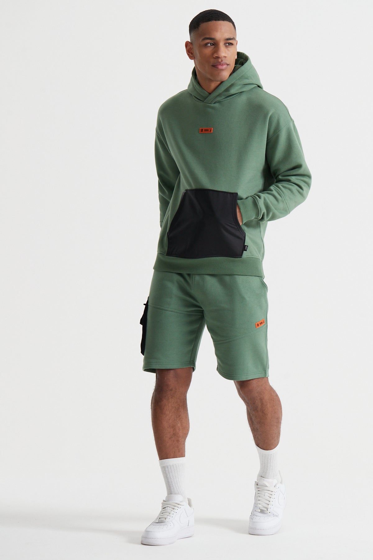 Cargo Hoodie - Jungle Green
