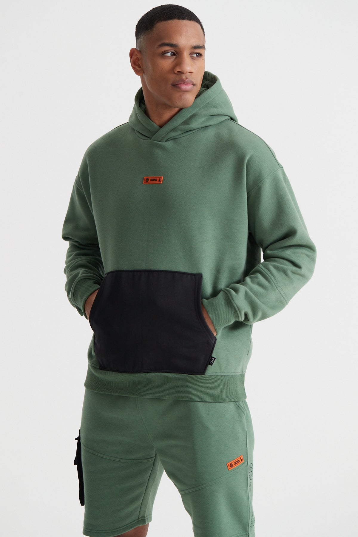 Cargo Hoodie - Jungle Green