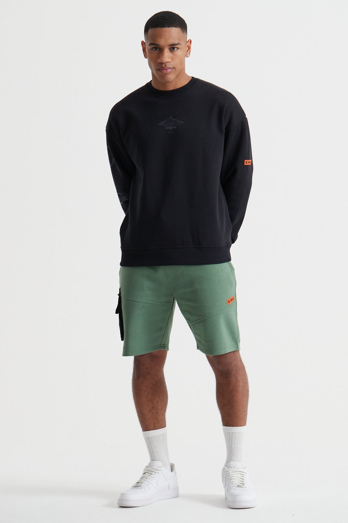 Topography Sweatshirt - Jet Black