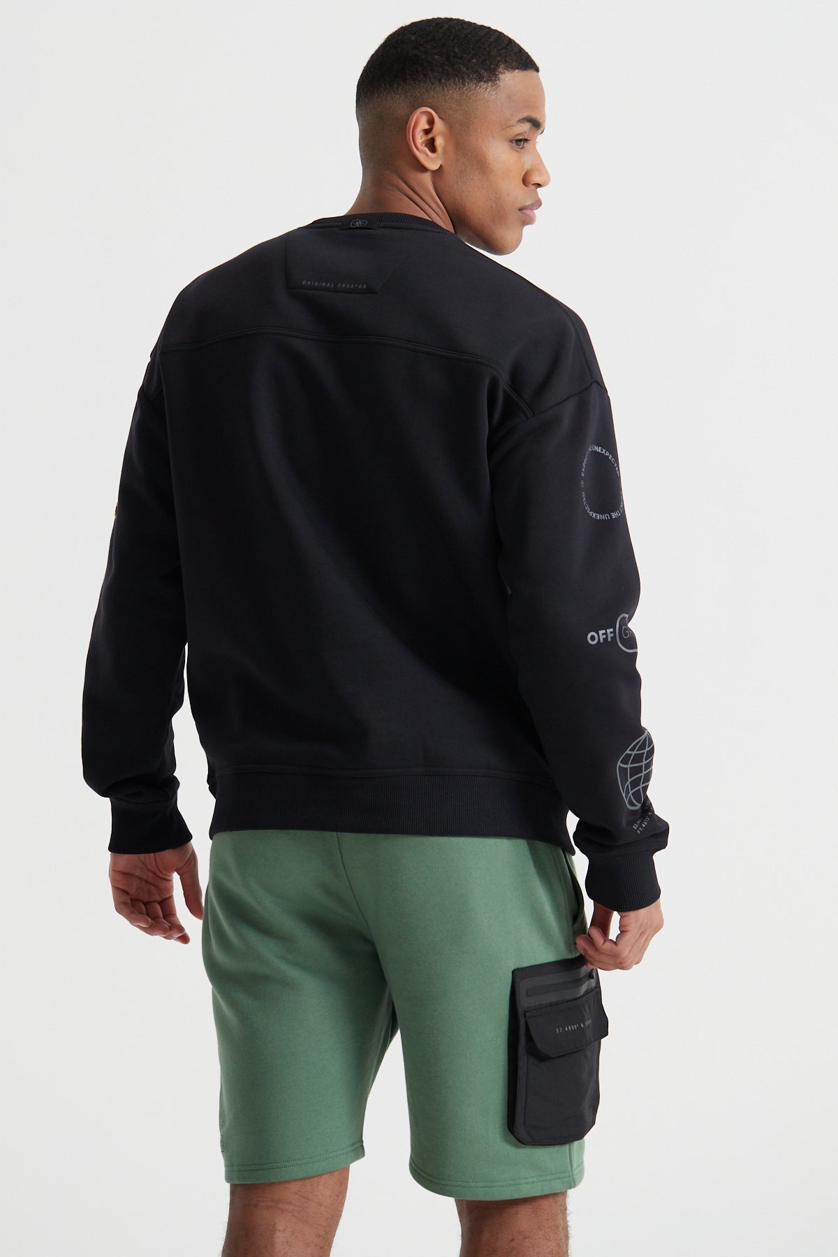 Topography Sweatshirt - Jet Black