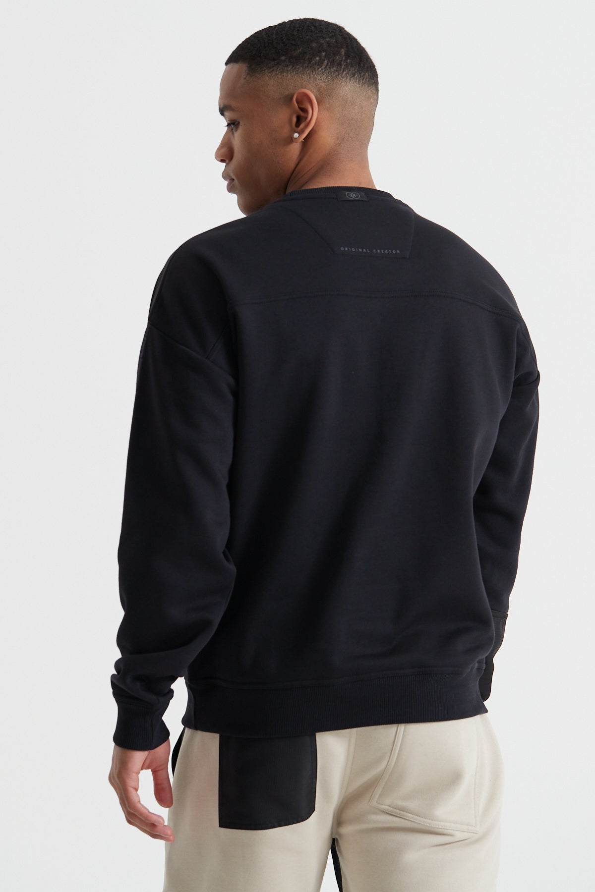Cargo Sweatshirt - Jet Black