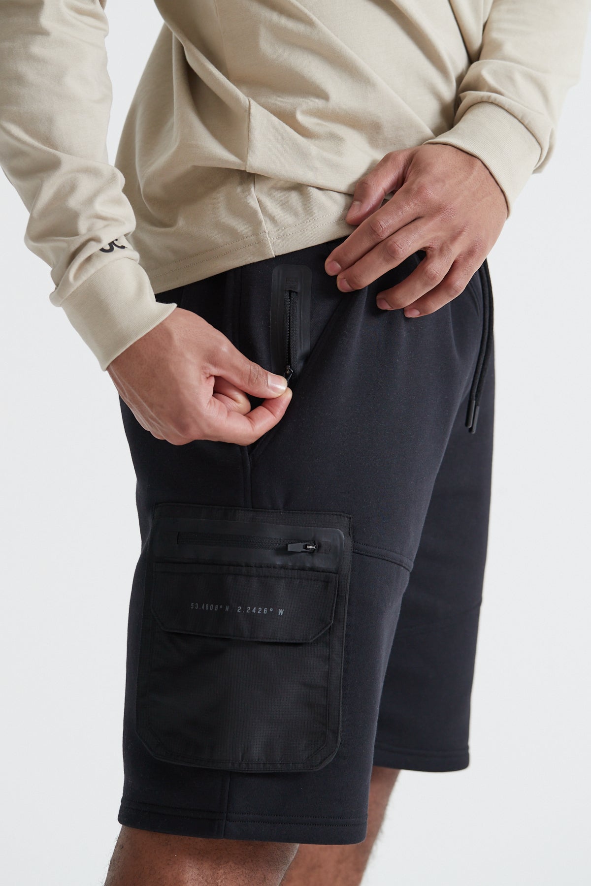 Cargo Shorts - Jet Black
