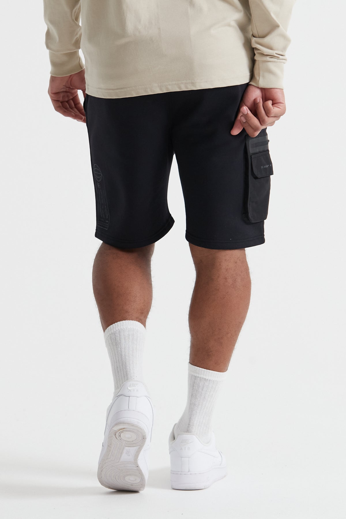 Cargo Shorts - Jet Black