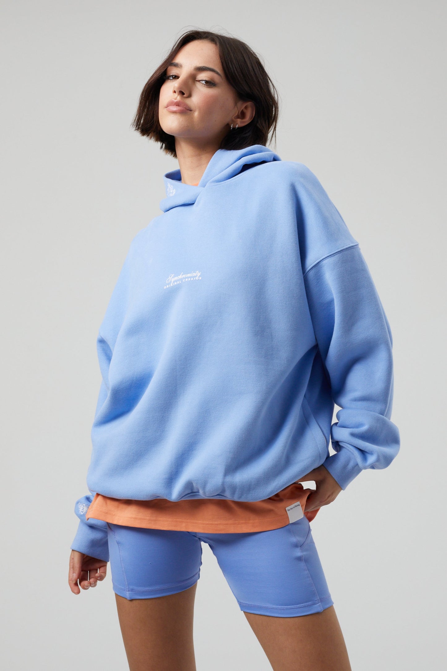 Flower Hoodie - Periwinkle