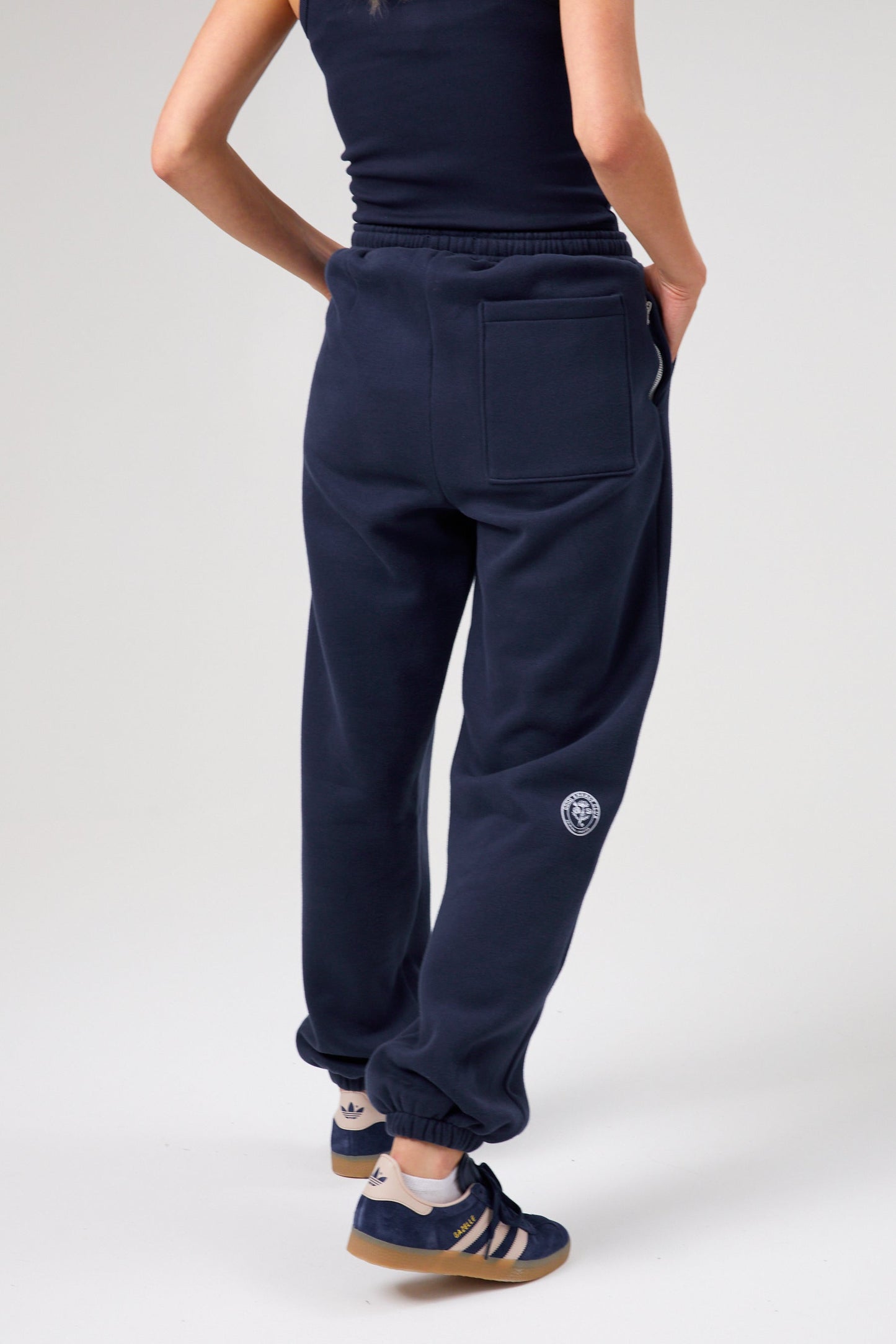 Flower Joggers - Midnight Blue