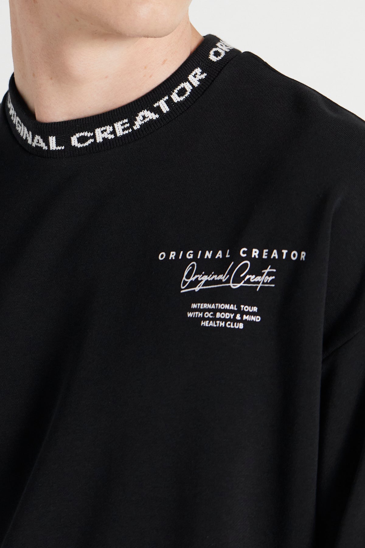 Tour Sweatshirt - Jet Black