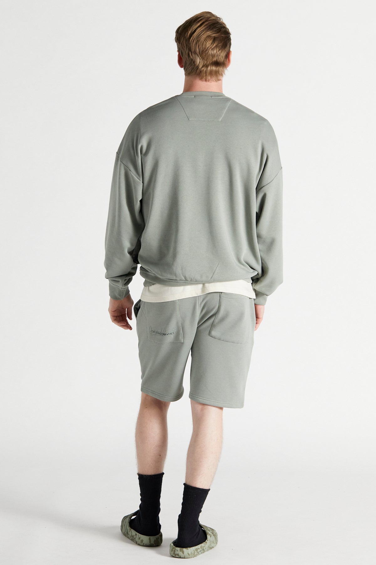Health Club Sweatshirt - Mineral Green
