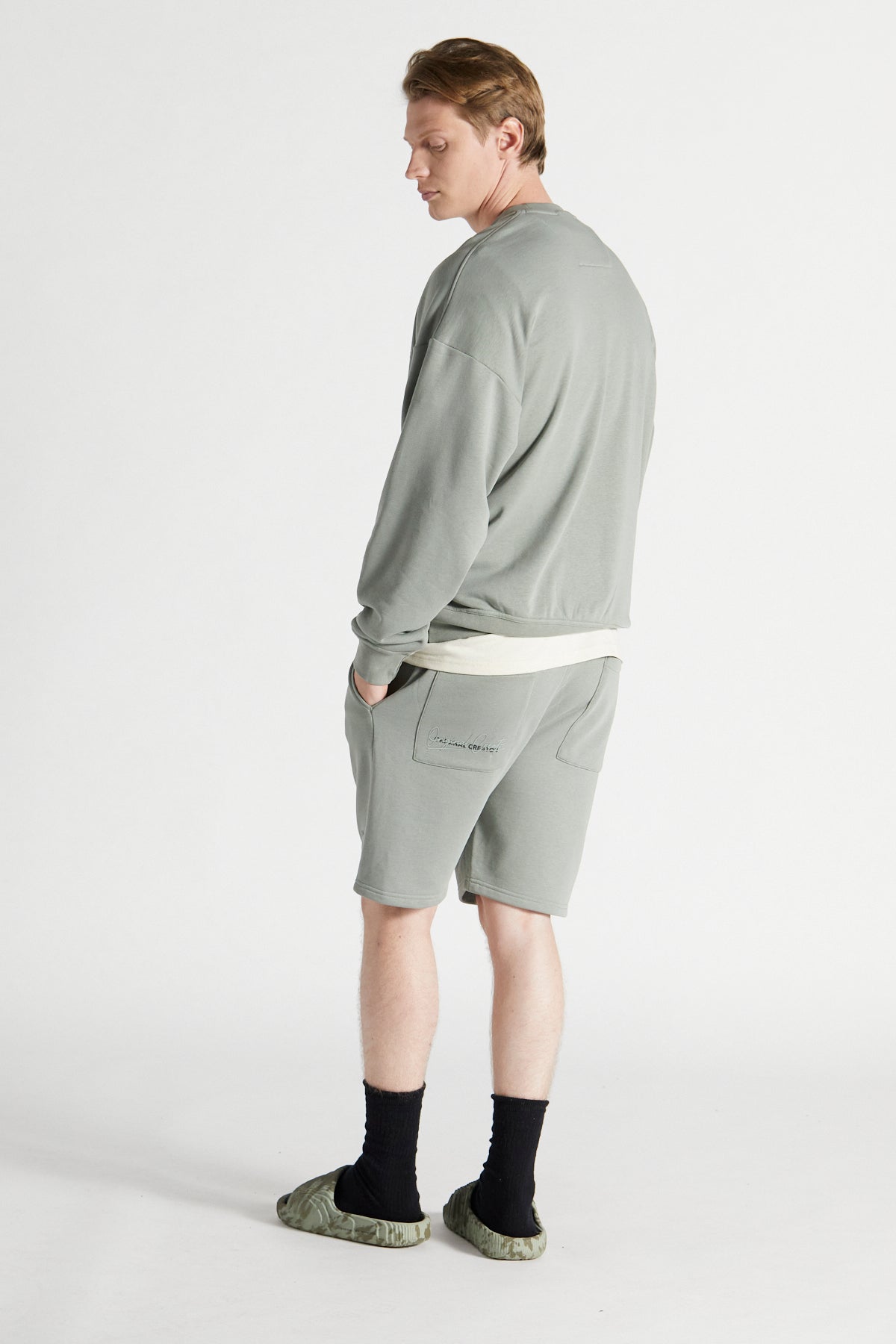 Health Club Sweatshirt - Mineral Green