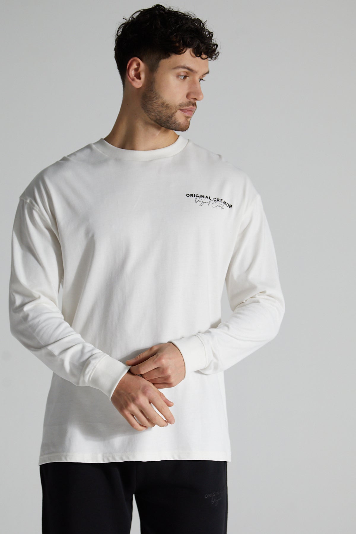 Original Long Sleeve T-Shirt - Paper White