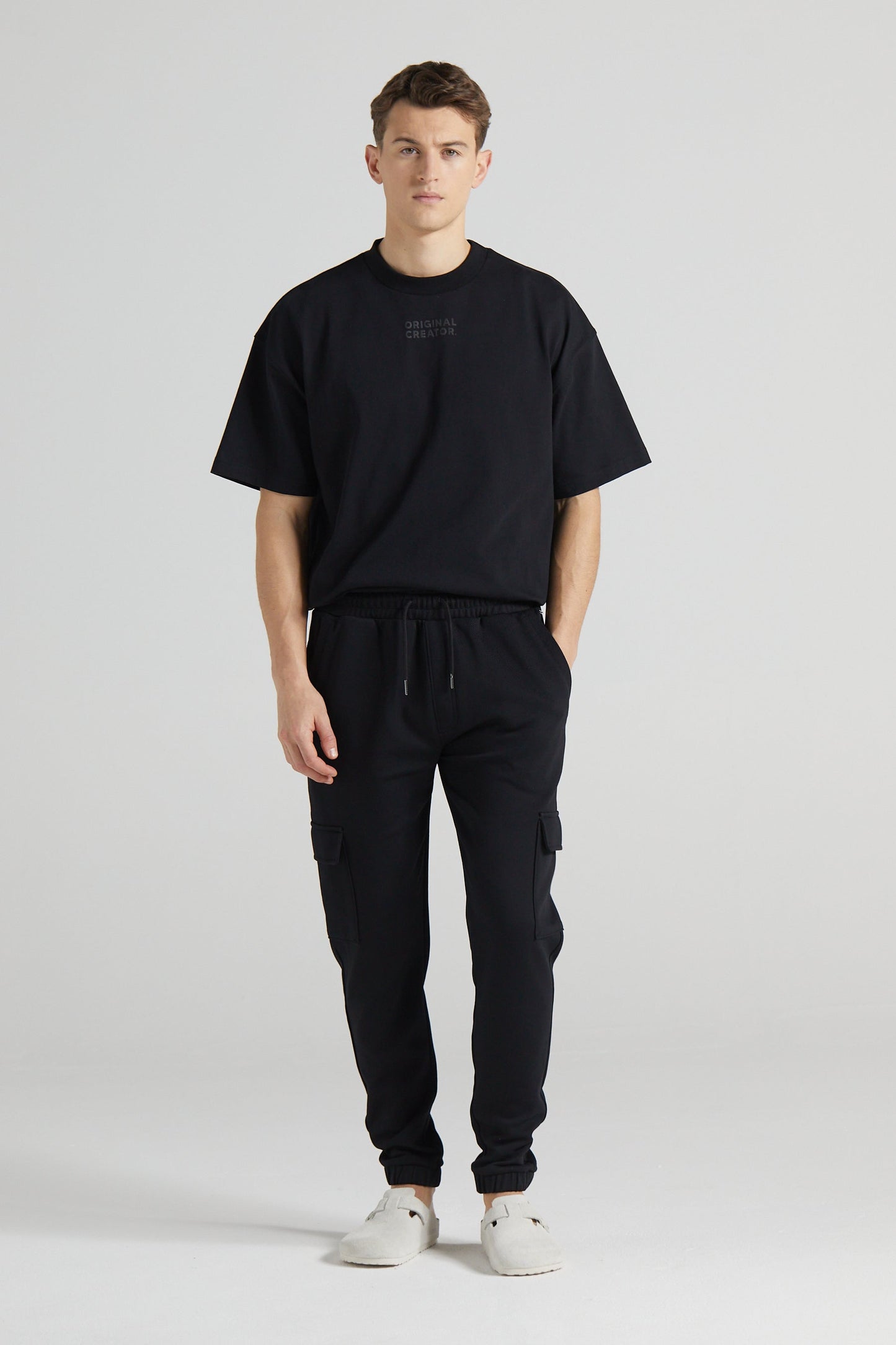Smart Cargo Joggers - Jet Black