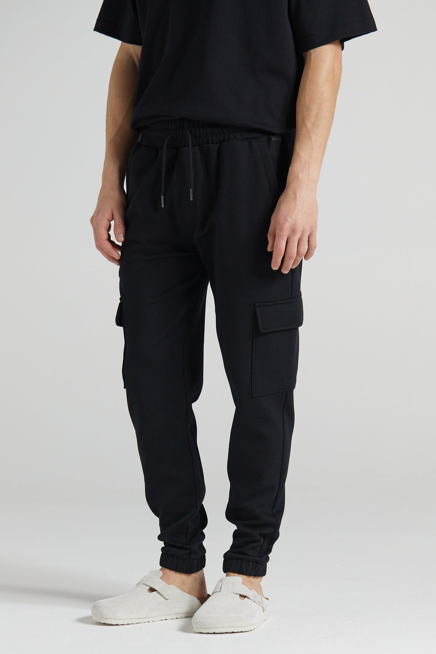 Smart Cargo Joggers - Jet Black