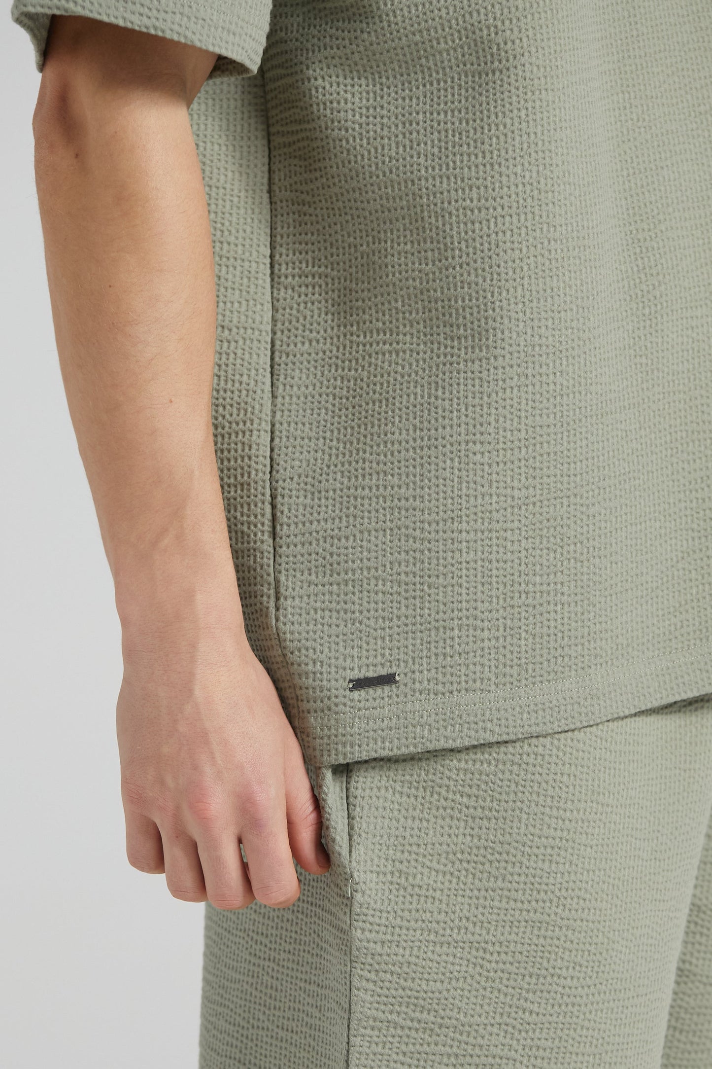 Slouchy Travel T-Shirt - Slate Green