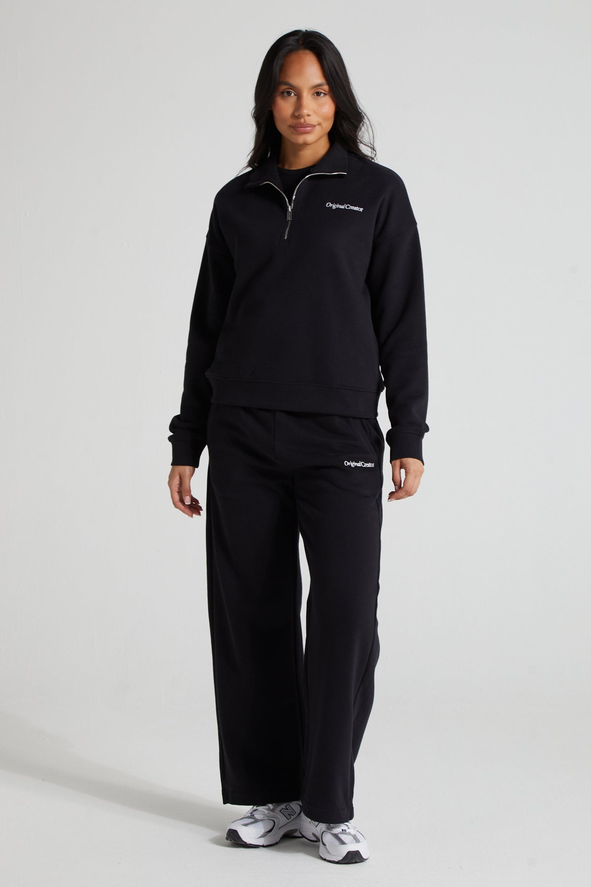 Classic Half Zip - Jet Black