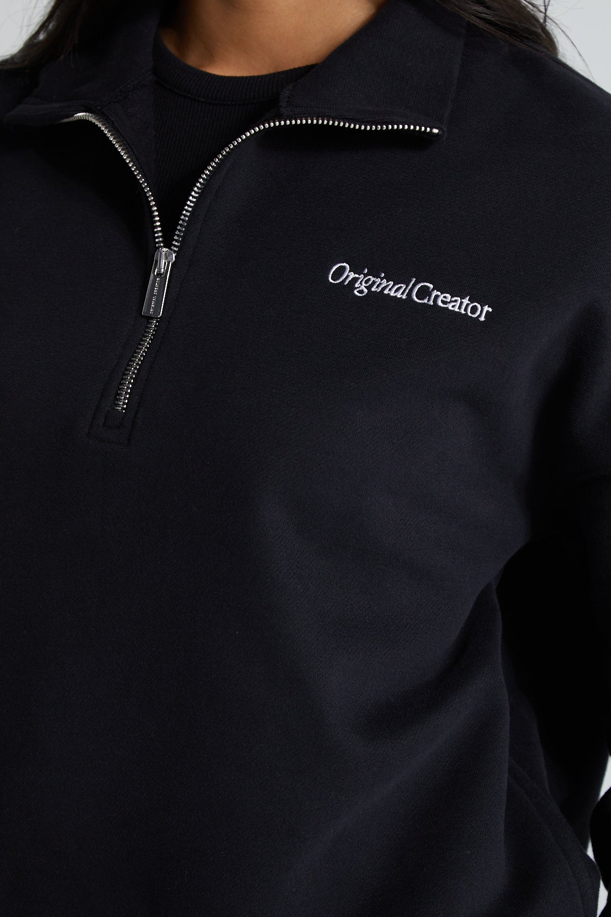 Classic Half Zip - Jet Black