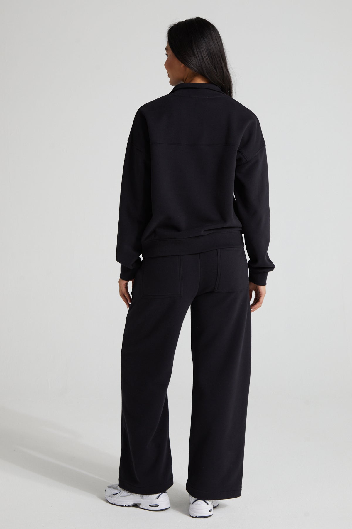 Classic Half Zip - Jet Black