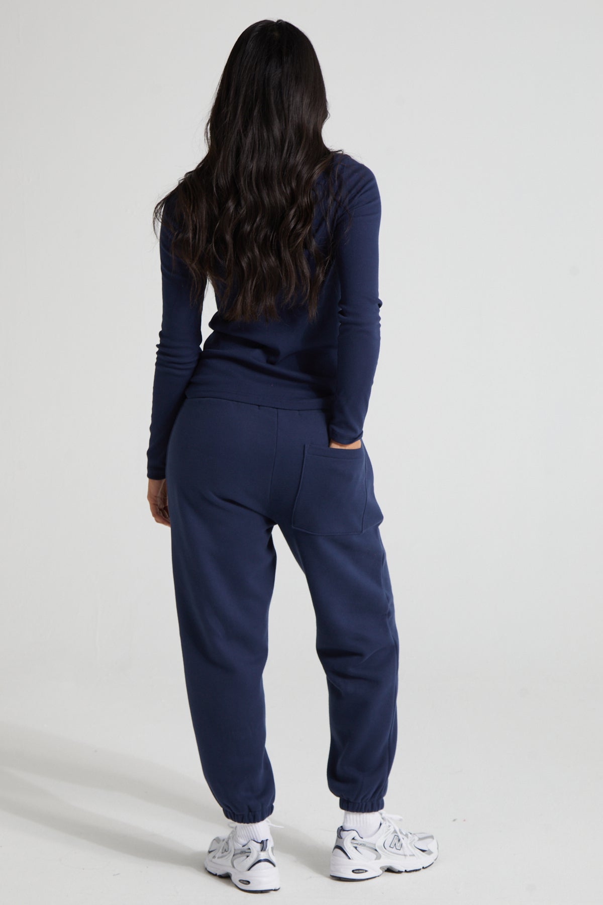 Classic Cuffed Joggers - Midnight Blue