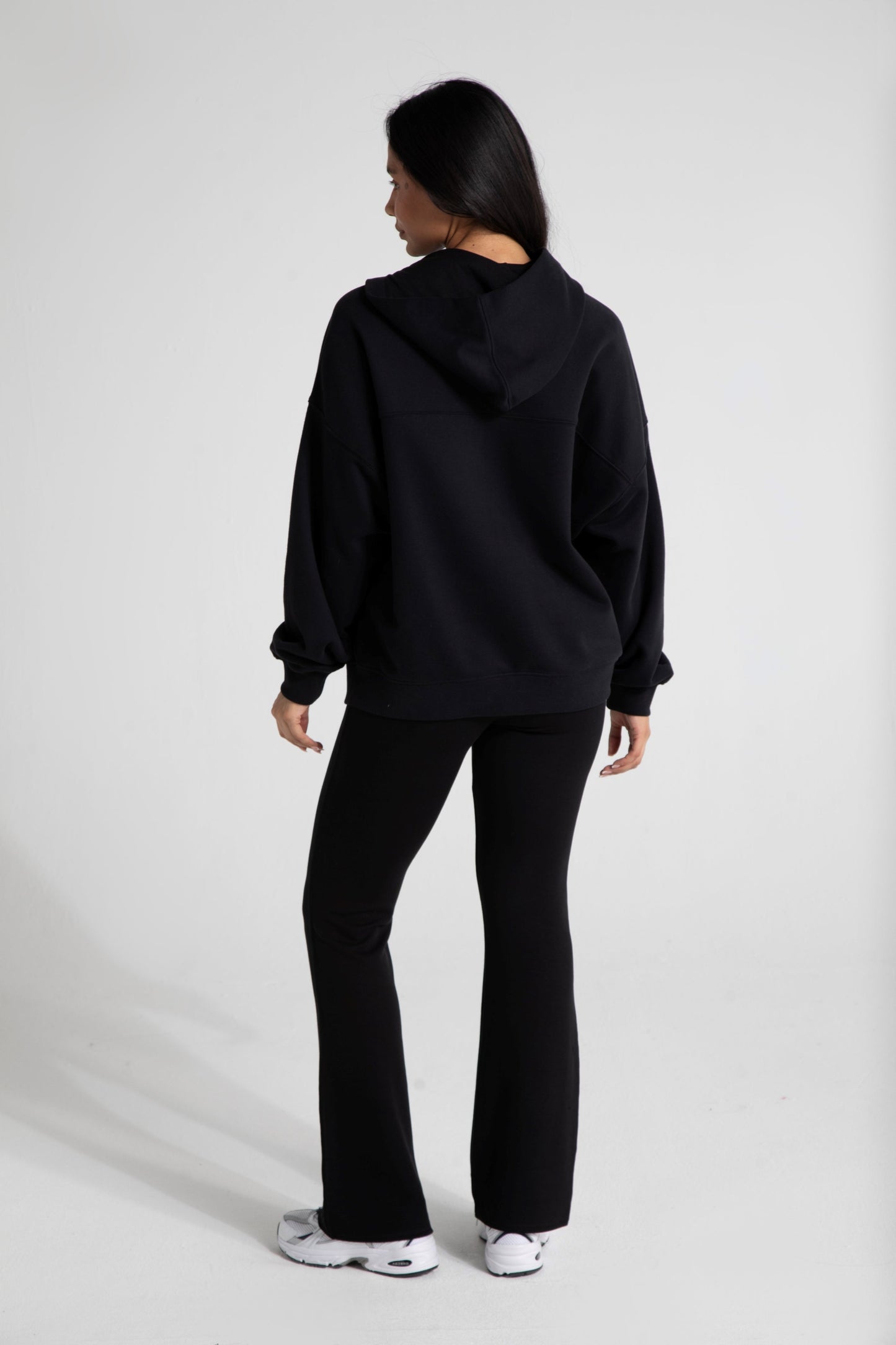 Comfort Zip Hoodie - Jet Black
