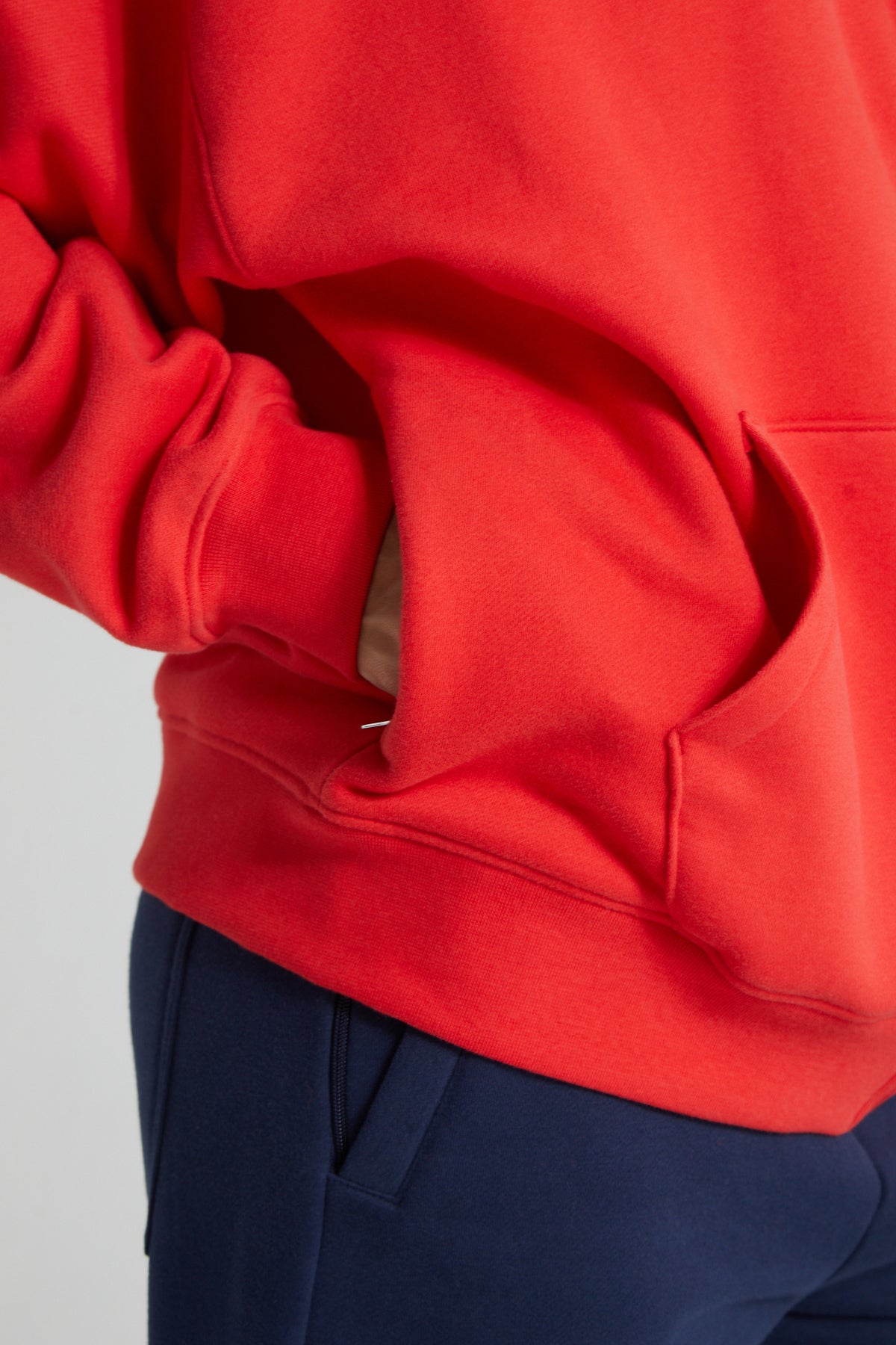 Comfort Zip Hoodie - Poppy Red