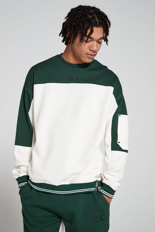 Track 2.0 Retro Zip Pocket Sweatshirt - Varsity Green