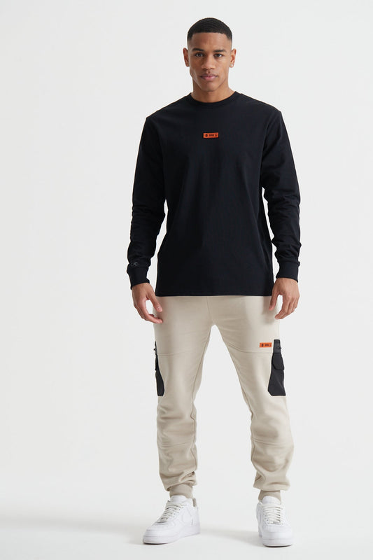 Off The Grid Long Sleeve T-shirt - Jet Black