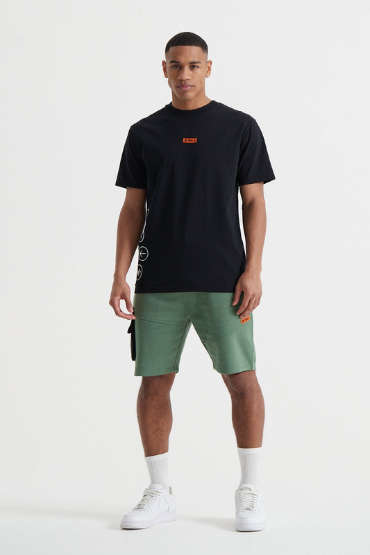 Co-Ords T-shirt - Jet Black