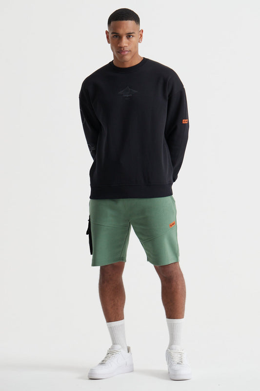 Topography Sweatshirt - Jet Black