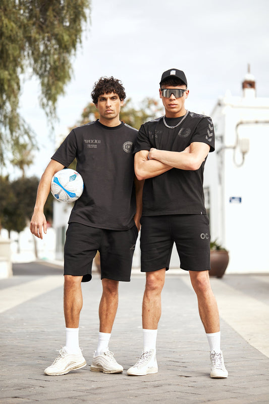 Football T-shirt Jet Black