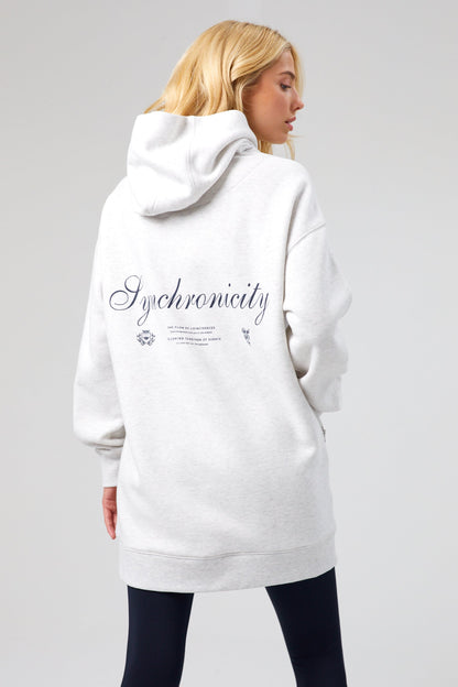 Synchronicity Hoodie - White Marl